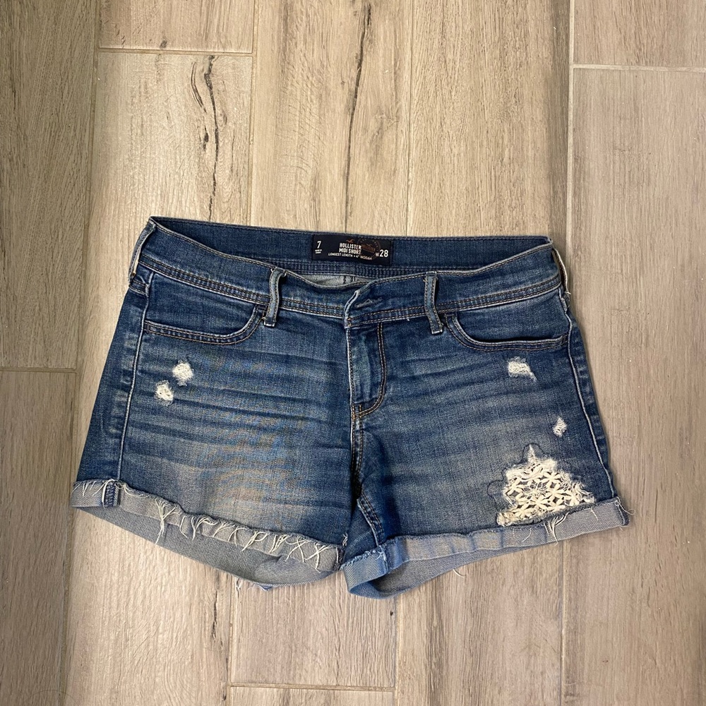 Hollister denim shorts